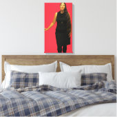 Die Frau mit dem langen Haar Leinwanddruck (Insitu (Schlafzimmer))