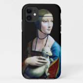 Die Frau mit einem Ermine, Leonardo da Vinci Case-Mate iPhone Hülle (Rückseite)