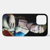 Die Frau mit einem Ermine, Leonardo da Vinci Case-Mate iPhone Hülle (Rückseite (Horizontal))