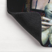 Die Frau mit einem Ermine, Leonardo da Vinci Mousepad (Ecke)