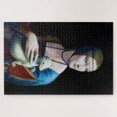 Die Frau mit einem Ermine, Leonardo da Vinci Puzzle (Horizontal)
