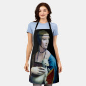 Die Frau mit einem Ermine, Leonardo da Vinci Schürze (Getragen)
