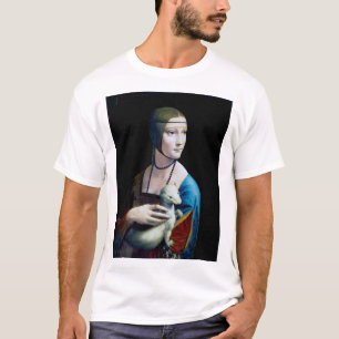 Die Frau mit einem Ermine, Leonardo da Vinci T-Shirt