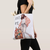 "Die Frau mit Gepäck: Reisezeit" Tasche (Von Nahem)