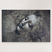 Die Frau mit verachteter Haare, Leonardo da Vinci Puzzle (Horizontal)
