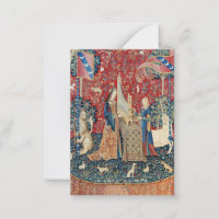 Die Frau und das Einhorn, hörend