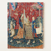 Die Frau und das Einhorn, hörend Planer (Rückseite)