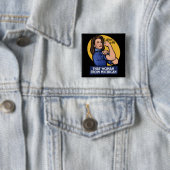 Die Frau von Michigan Gretchen Whitmer Button (Beispiel)