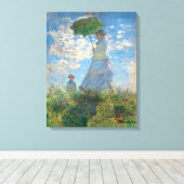 Die Frau von Monet mit dem Parasol Der Mensch und  Leinwanddruck (Insitu (Holzboden))