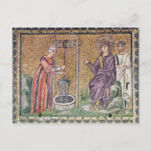 Die Frau von Samaria am Brunnen Postkarte (Vorderseite)