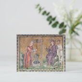Die Frau von Samaria am Brunnen Postkarte (Stehend Vorderseite)