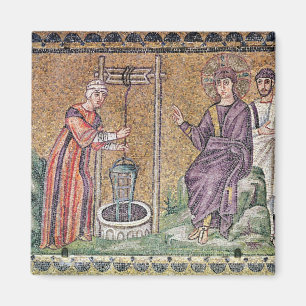 Die Frau von Samaria im Brunnen Magnet