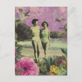 Die Frauen am Strand Postkarte (Vorderseite)