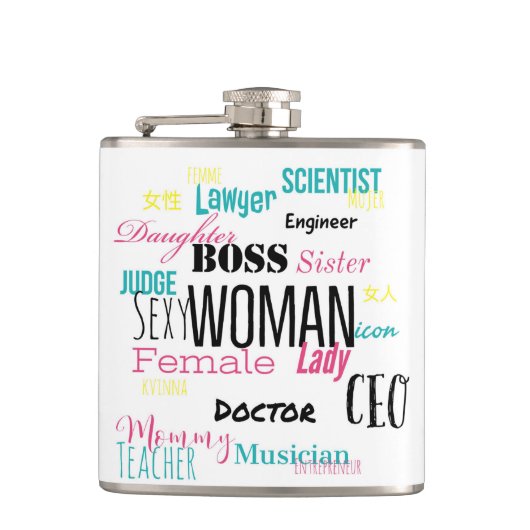 DIE FRAUEN-FLASCHE FLACHMANN (Vorderseite)