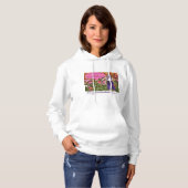 Die Frauen hoodie. Glückwünsche. Ozelot/Genie Hoodie (Vorne ganz)