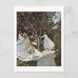 Die Frauen im Garten Postkarte
