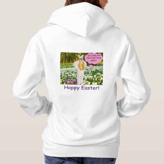 Die Frauen schwindeln. Happy Oaster. klipspringt/s Hoodie (Rückseite)