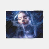 Die Frauen sehen leicht gemalt Fleecedecke (Vorderseite (Horizontal))