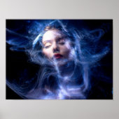 Die Frauen sehen leicht gemalt Poster (Vorne)