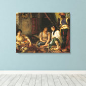 Die Frauen von Algier in ihrer Wohnung, 1834 Leinwanddruck (Insitu (Holzboden))