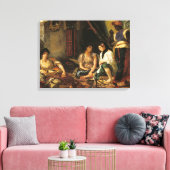 Die Frauen von Algier in ihrer Wohnung, 1834 Leinwanddruck (Insitu (Wohnzimmer))