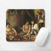Die Frauen von Algier in ihrer Wohnung, 1834 Mousepad (Mit Mouse)