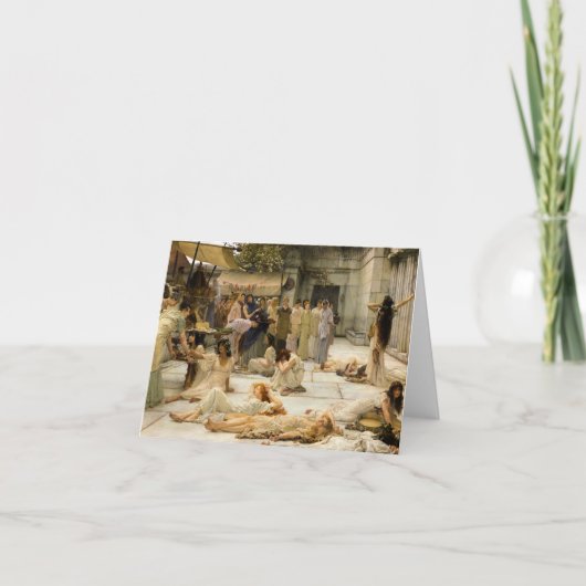 Die Frauen von Amphissa von Lawrence Alma-Tadema Dankeskarte (Vorderseite)