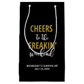 Die Freakin's Weekend Überlebenskits-Tasche Kleine Geschenktüte (Vorderseite)