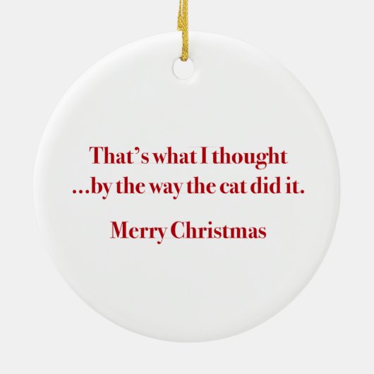 Die freche Bichon Keramik Ornament (Hinten)