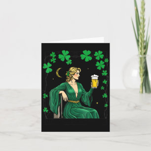 Die freche Maid Tarotkarte St. Patricksday Irisch Karte