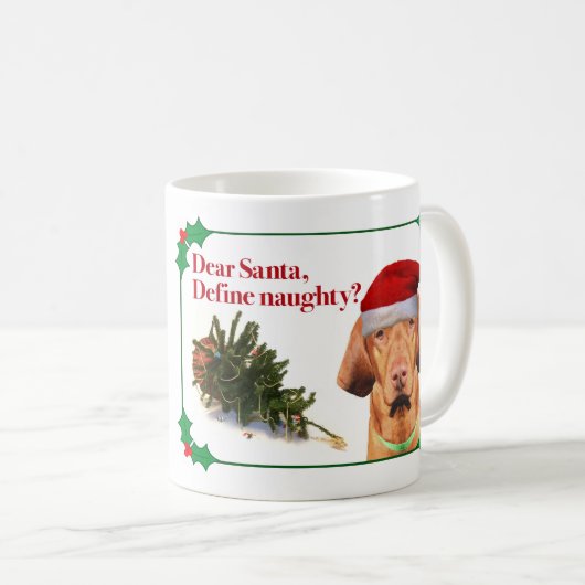 Die freche Vizsla Tasse (VorderseiteRechts)