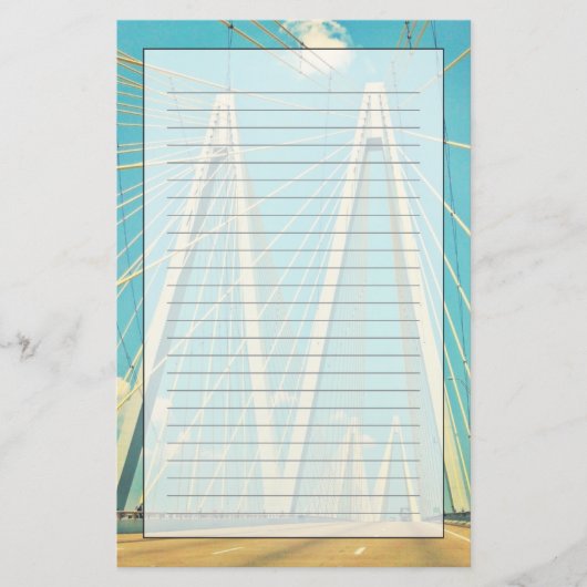 Die Fred Hartman-Brücke Briefpapier (Vorderseite)