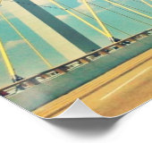 Die Fred Hartman-Brücke Poster (Ecke)