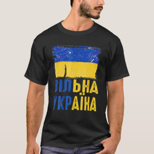 Die freie Ukraine steht mit der Ukraine und betet T-Shirt