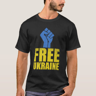 Die freie Ukraine steht mit ukrainischer Flagge, d T-Shirt