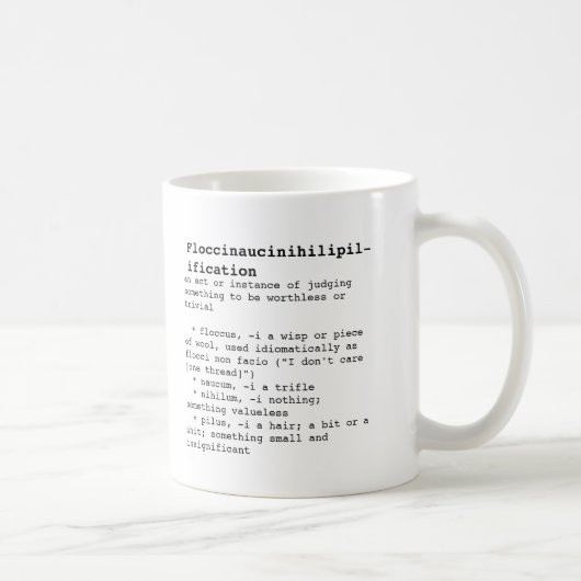 Die freie Wörterbuch-Tasse Kaffeetasse (Rechts)