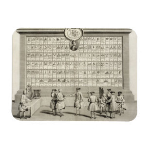 Die freien Maurer, mit Zeichen für die Magnet