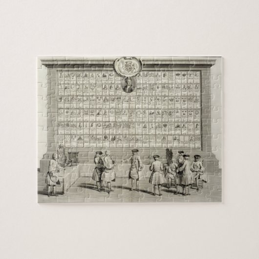 Die freien Maurer, mit Zeichen für die Puzzle (Horizontal)