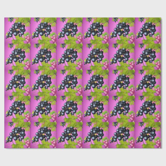 Die freigebige Trauben-Sammlung Geschenkpapier (Flach)