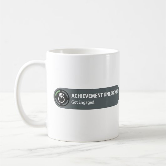 Die freigesetzte Leistung - got verlobtes Kaffeetasse (Links)