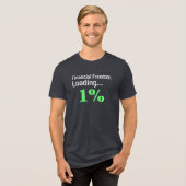 Die Freiheit der Finanzwirtschaft Tri-Blend Shirt (Vorderseite voll)