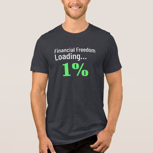 Die Freiheit der Finanzwirtschaft Tri-Blend Shirt (Vorderseite)
