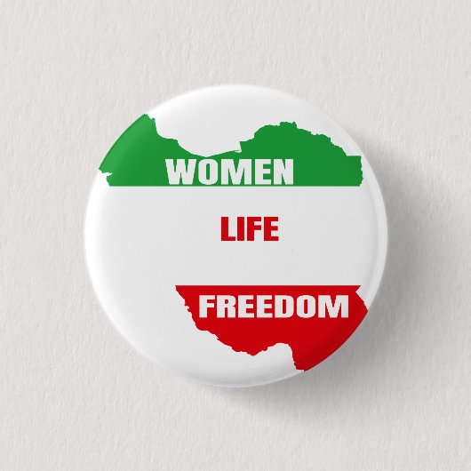 Die Freiheit der Frauen im Leben unterstützen Frau Button (Vorderseite)