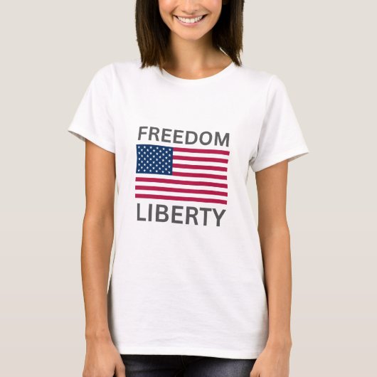 Die Freiheit der Frauen in den USA T-Shirt (Vorderseite)