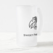 Die Freiheit der Vögel Mattglas Bierglas (VorderseiteRechts)