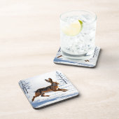 Die Freiheit des grenzenlosen Hasses im Schnee Getränkeuntersetzer (Rechte Seite)