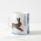 Die Freiheit des grenzenlosen Hasses im Schnee Kaffeetasse (Vorderseite Links)