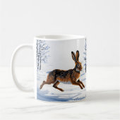 Die Freiheit des grenzenlosen Hasses im Schnee Kaffeetasse (Links)