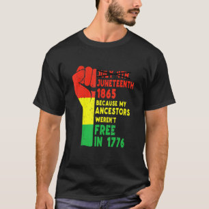 Die Freiheit des schwarzen afrikanischen Stolzes i T-Shirt