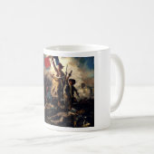 Die Freiheit, die das Volk führt, Eugene Delacroix Kaffeetasse (VorderseiteRechts)